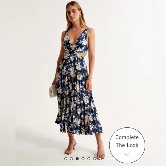 Abercrombie Fitch Dresses Abercrombie Fitch Satin Pleated